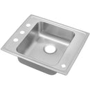 Elkay DRKAD252245FR4 18 Gauge Stainless Steel 25' x 22' x 4.5' Single Bowl Top Mount Sink