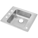 Elkay DRKAD2522502FRM 18 Gauge Stainless Steel 25' x 22' x 5' Single Bowl Top Mount Sink