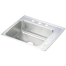 Elkay DRKAD252265R2 18 Gauge Stainless Steel 25' x 22' x 6.5' Single Bowl Top Mount Sink