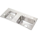 Elkay DRKAD371750L0 18 Gauge Stainless Steel 37.25' x 17' x 5' Double Bowl Top Mount Sink