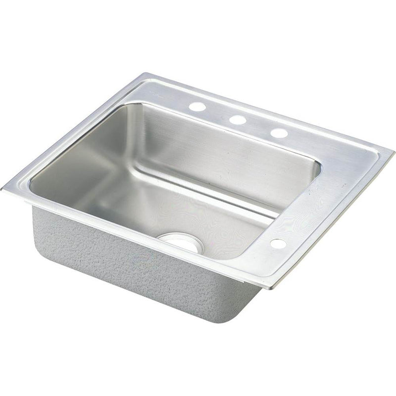 Elkay DRKADQ222055R0 18 Gauge Stainless Steel 22' x 19.5' x 5.5' Single Bowl Top Mount Sink