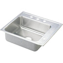 Elkay DRKADQ222055R2 18 Gauge Stainless Steel 22' x 19.5' x 5.5' Single Bowl Top Mount Sink