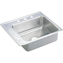 Elkay DRKADQ2220652LM 18 Gauge Stainless Steel 22' x 19.5' x 6.5' Single Bowl Top Mount Sink