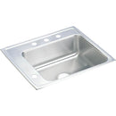 Elkay DRKR2522L4 18 Gauge Stainless Steel 25' x 22' x 7.625' Single Bowl Top Mount Sink