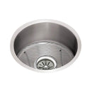 Elkay ELUH12FBDBG 18 Gauge Stainless Steel 14.375' x 14.375' x 6' Single Bowl Undermount Kitchen Sink Kit