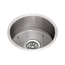 Elkay ELUH16FBDBG 18 Gauge Stainless Steel 18.375' x 18.375' x 8' Single Bowl Undermount Kitchen Sink Kit