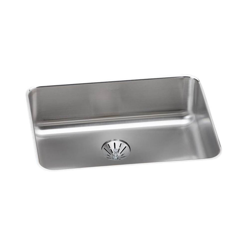 Elkay ELUH2317PD 18 Gauge Stainless Steel 25.5' x 19.25' x 8' Single Bowl Undermount Kitchen Sink Kit