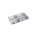 Elkay ELUH3116DBG 18 Gauge Stainless Steel 31.75' x 16.5' x 7.5' Double Bowl Undermount Kitchen Sink Kit