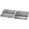 Elkay ELUH311810LDBG 18 Gauge Stainless Steel 30.75' x 18.5' x 10' Double Bowl Undermount Kitchen Sink Kit