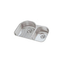 Elkay ELUH3119RDBG 18 Gauge Stainless Steel 31.25' x 20' x 7.5' Double Bowl Undermount Kitchen Sink Kit