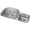 Elkay ELUH362110RDBG 18 Gauge Stainless Steel 36.25' x 21.125' x 10' Double Bowl Undermount Kitchen Sink Kit