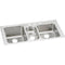 Elkay LGR43221 18 Gauge Stainless Steel 43' x 22' x 10' Triple Bowl Top Mount Kitchen Sink