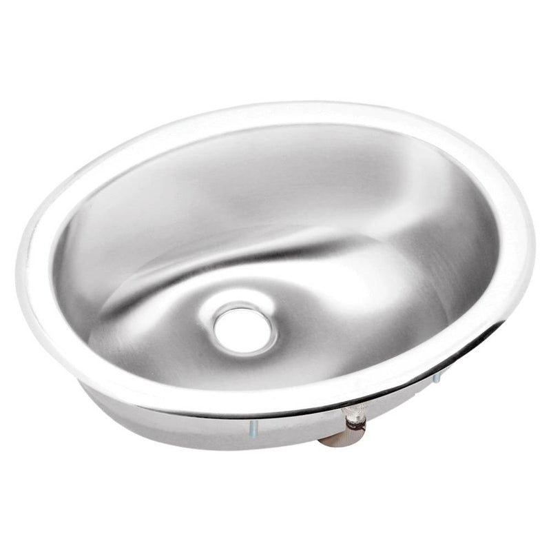 Elkay LLVR1310 18 Gauge Stainless Steel 16' x 12.5' x 5.8125' Single Bowl Top Mount Bathroom Sink