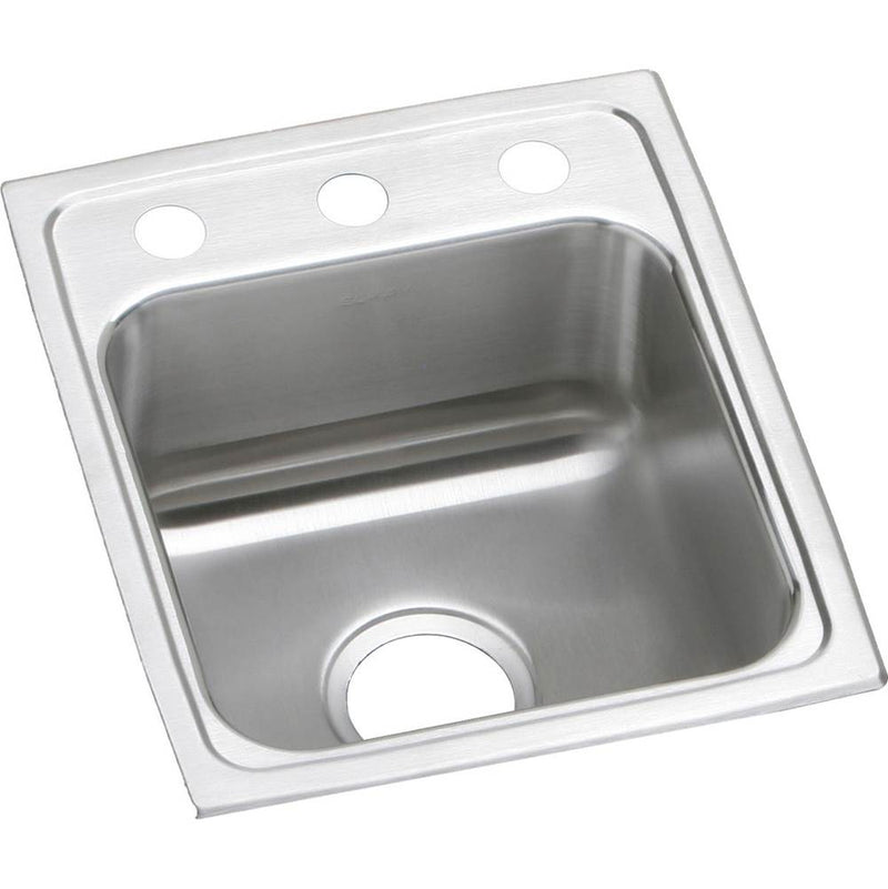 Elkay LR13163 18 Gauge Stainless Steel 13' x 16' x 7.625' Single Bowl Top Mount Kitchen Sink