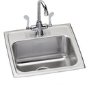 Elkay LR1716C 18 Gauge Stainless Steel 17' x 16' x 7.625' Single Bowl Top Mount Kitchen Sink Kit