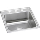 Elkay LR20220 18 Gauge Stainless Steel 19.5' x 22' x 7.625' Single Bowl Top Mount Kitchen Sink