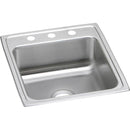 Elkay LR20221 18 Gauge Stainless Steel 19.5' x 22' x 7.625' Single Bowl Top Mount Kitchen Sink