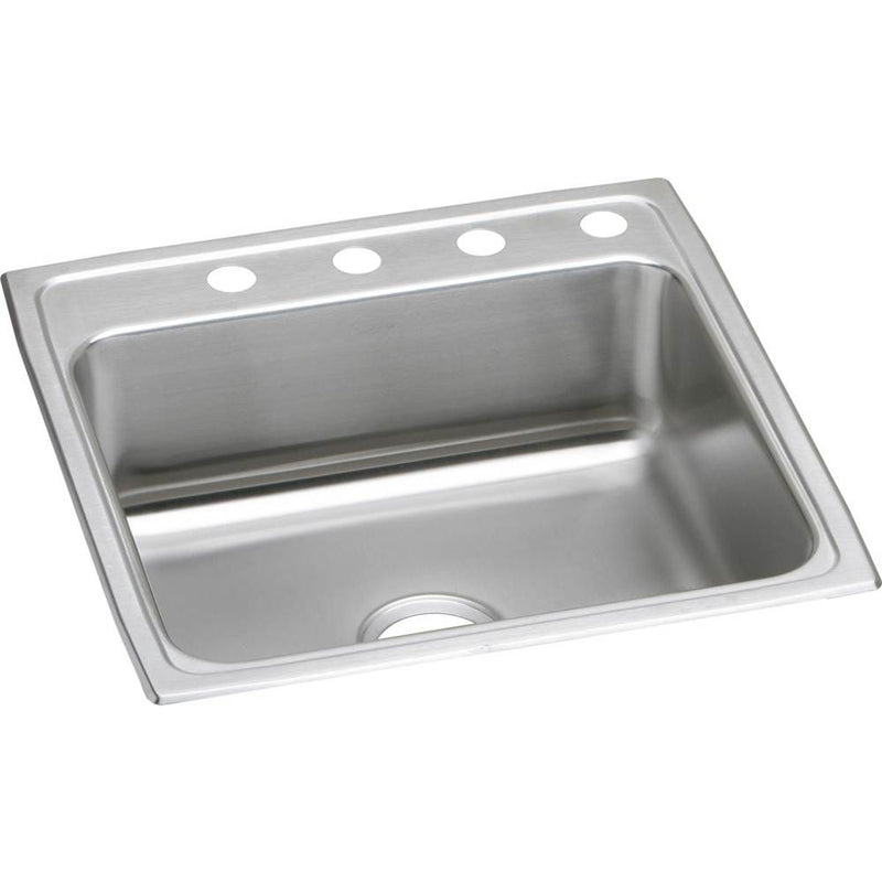Elkay LR22224 18 Gauge Stainless Steel 22' x 22' x 7.625' Single Bowl Top Mount Kitchen Sink