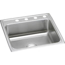 Elkay LR2222MR2 18 Gauge Stainless Steel 22' x 22' x 7.625' Single Bowl Top Mount Kitchen Sink