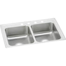 Elkay LR29223 18 Gauge Stainless Steel 29' x 22' x 7.625' Double Bowl Top Mount Kitchen Sink