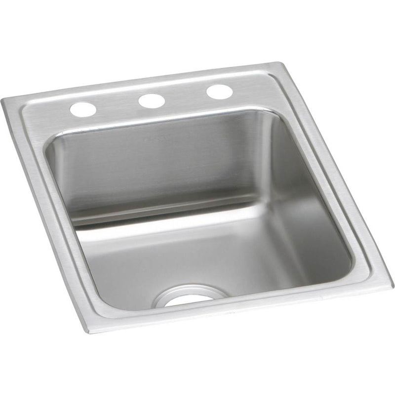 Elkay LRAD1722600 18 Gauge Stainless Steel 17' x 22' x 6' Single Bowl Top Mount Kitchen Sink