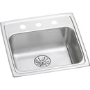 Elkay LRAD191865PD1 18 Gauge Stainless Steel 19' x 18' x 6.5' Single Bowl Top Mount Kitchen Sink Kit