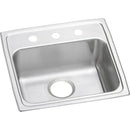 Elkay LRAD191950MR2 18 Gauge Stainless Steel 19.5' x 19' x 5' Single Bowl Top Mount Kitchen Sink