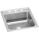 Elkay LRAD2022500 18 Gauge Stainless Steel 19.5' x 22' x 5' Single Bowl Top Mount Kitchen Sink
