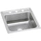 Elkay LRAD2022503 18 Gauge Stainless Steel 19.5' x 22' x 5' Single Bowl Top Mount Kitchen Sink
