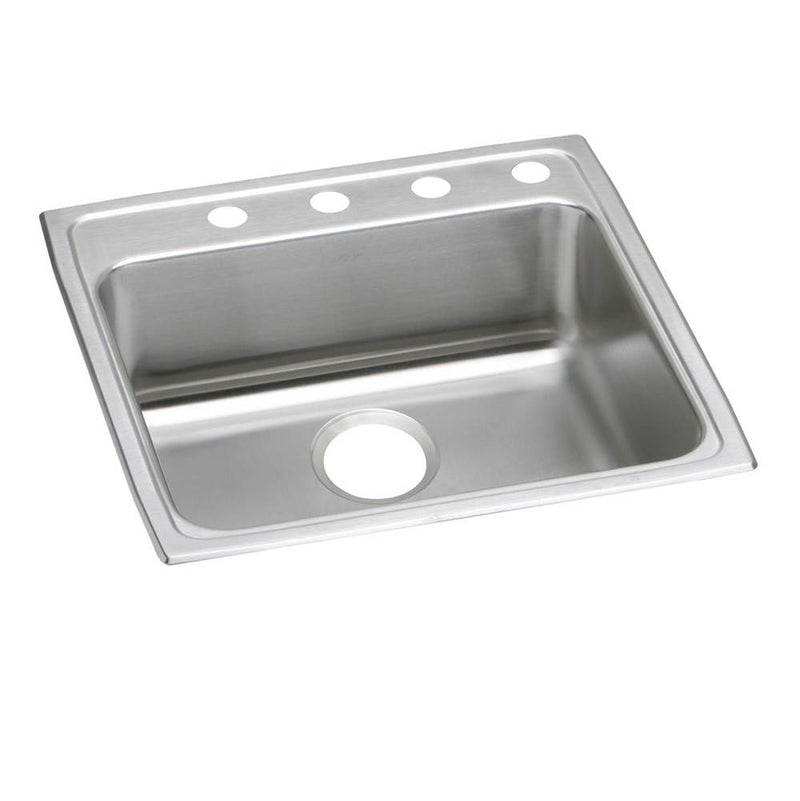 Elkay LRAD222260MR2 18 Gauge Stainless Steel 22' x 22' x 6' Single Bowl Top Mount Kitchen Sink