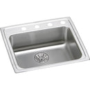 Elkay LRAD252165PD2 18 Gauge Stainless Steel 25' x 21.25' x 6.5' Single Bowl Top Mount Kitchen Sink Kit