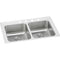 Elkay LRAD292265PD1 18 Gauge Stainless Steel 29' x 22' x 6.5' Double Bowl Top Mount Kitchen Sink Kit
