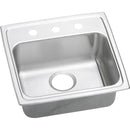 Elkay LRADQ1918551 18 Gauge Stainless Steel 19' x 18' x 5.5' Single Bowl Top Mount Kitchen Sink