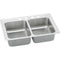 Elkay LRADQ291865PD1 18 Gauge Stainless Steel 29' x 18' x 6.5' Double Bowl Top Mount Kitchen Sink Kit