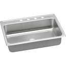 Elkay LRADQ3122503 18 Gauge Stainless Steel 31' x 22' x 5' Single Bowl Top Mount Kitchen Sink