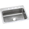 Elkay LSR27224 18 Gauge Stainless Steel 27' x 22' x 8' Single Bowl Dual Mount Kitchen Sink