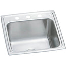Elkay PLA1919103 18 Gauge Stainless Steel 19.5' x 19' x 10.1875' Single Bowl Top Mount Laundry/Utility Sink