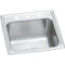 Elkay PLA191910OS4 18 Gauge Stainless Steel 19.5' x 19' x 10.1875' Single Bowl Top Mount Laundry/Utility Sink