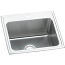 Elkay PLA2522123 18 Gauge Stainless Steel 25' x 22' x 12.125' Single Bowl Top Mount Laundry/Utility Sink