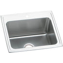 Elkay PLA2522124 18 Gauge Stainless Steel 25' x 22' x 12.125' Single Bowl Top Mount Laundry/Utility Sink