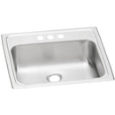 Elkay PSLVR19170 20 Gauge Stainless Steel 19' x 17' x 6.125' Single Bowl Top Mount Bathroom Sink