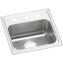 Elkay PSR17161 20 Gauge Stainless Steel 17' x 16' x 7.125' Single Bowl Top Mount Kitchen Sink