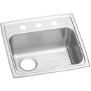 Elkay PSRADQ191955L1 20 Gauge Stainless Steel 19.5' x 19' x 5.5' Single Bowl Top Mount Kitchen Sink