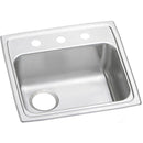Elkay PSRADQ191955LMR2 20 Gauge Stainless Steel 19.5' x 19' x 5.5' Single Bowl Top Mount Kitchen Sink