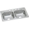 Elkay DSE233194 20 Gauge Stainless Steel 33" x 19" x 8" Double Bowl Top Mount Kitchen Sink