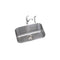 Elkay DXUH2115DF 18 Gauge Stainless Steel 23.5" x 18.25" x 8" Single Bowl Undermount Kitchen Sink Kit