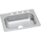 Elkay K125221 23 Gauge Stainless Steel 25" x 22" x 6.0625" Single Bowl Top Mount Kitchen Sink