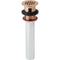 Elkay LK174LO-CU CAST DRAIN W/O OVRFLW FOR 1.66" HOLE