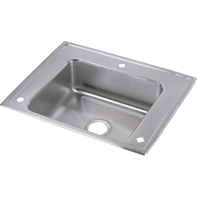 Elkay DRKAD282240LC 18 Gauge Stainless Steel 28' x 22' x 4' Single Bowl Top Mount Sink Kit
