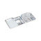 Elkay ELUH4221RDBG 18 Gauge Stainless Steel 41.5' x 20.5' x 9.5' Double Bowl Undermount Kitchen Sink Kit